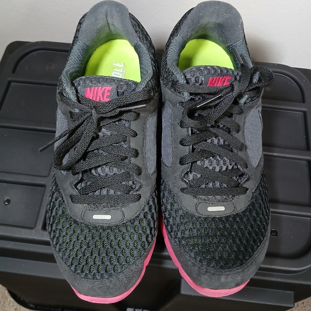 NIKE WOMEN'S LUNARFLY 2 BLACK ANTHARCITE Size 6.5 452418-006 SH2 - Picture 9 of 10